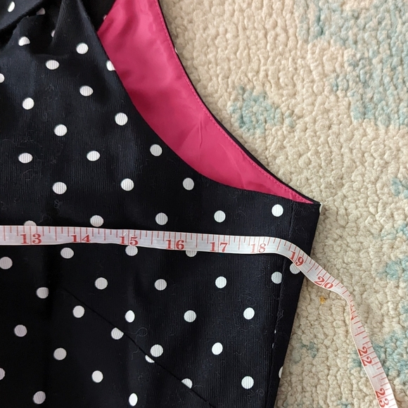 Jessica Howard 50's Style Polka Dot Dress Size 16 - Picture 12 of 13